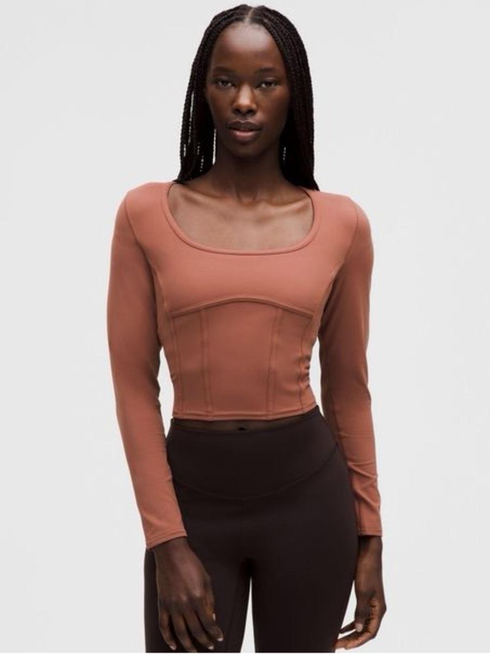 NWT Lululemon Waist-Seamed Nulu Long Sleeve Ancient Copper